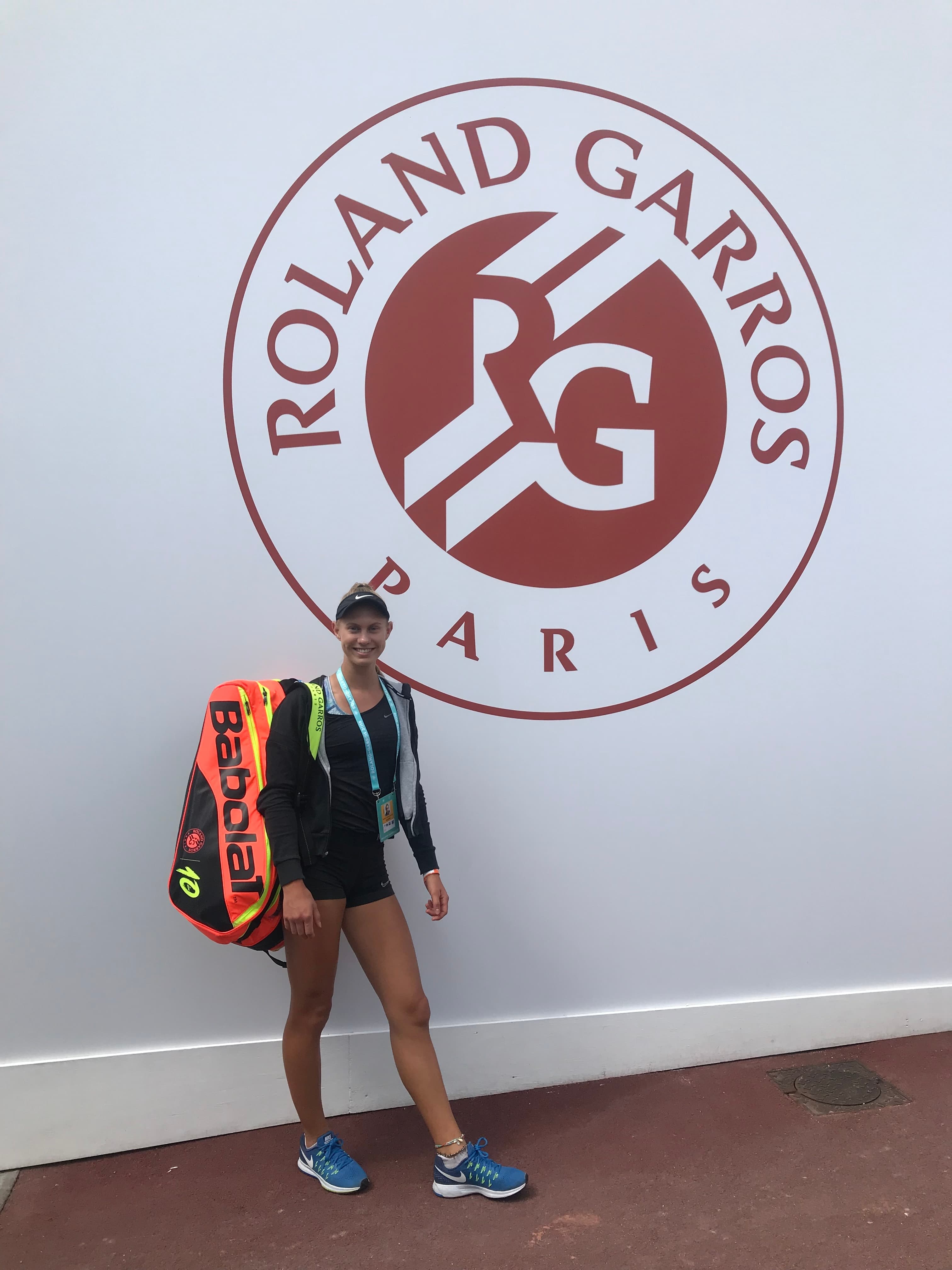 Stefa Rogozinska-Dzik at Roland Garros